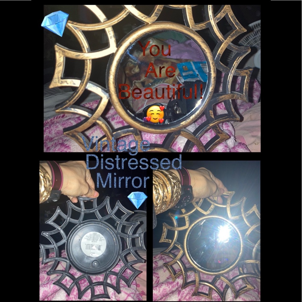 Vintage hanging mirror
